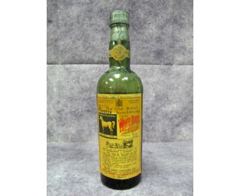 Whisky - The Old Blend Scotch Whisky Of The White Horse Cellar, bottled in 1951, bottle number 494924.