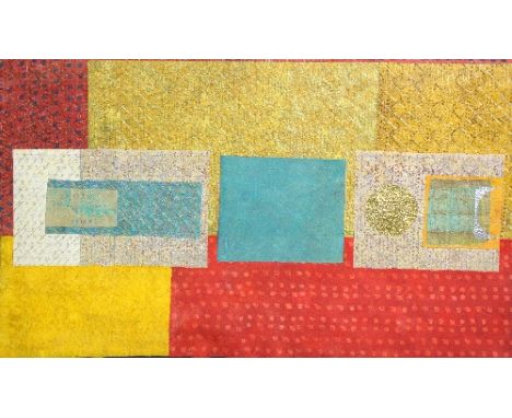 Hey Jennings/Orb/mixed media on paper, 78cm x 132cm/and a macabre Indian hunting scene