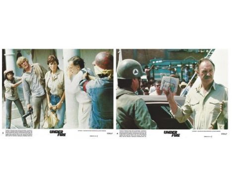 Under Fire 1983 Full Set of Lobby Cards. Condition C9 near mint, see glossary for condition scale. Under Fire is a 1983 polit