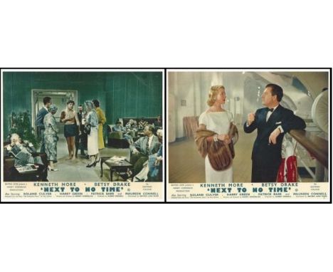 Next To No Time 1958 Original Set Of Lobby Cards. Condition C9 near mint, see glossary for condition scale. Next to No Time, 