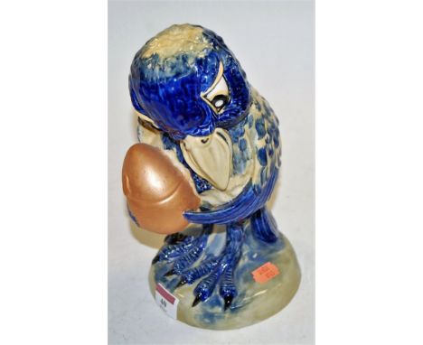 A Peggy Davies Phoenix Series porcelain model of a grotesque bird entitled 'Secret Keeper', limited edition No.68/250, h.26cm