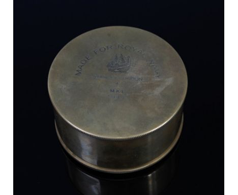 A reproduction brass ships compass bearing Stanley of London name