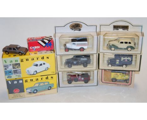 A collection of boxed modern issue diecast toy vehicles, to include; 1939 Chevrolet, Vanguards 1.43 scale Austin A35 etc 