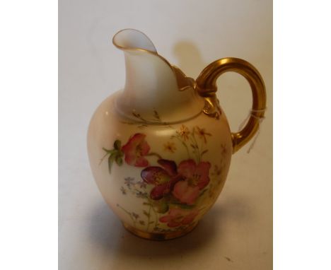 A pair of Vienna? porcelain miniature vases, each with a central panel painted with a couple, on a deep blue ground, with gil