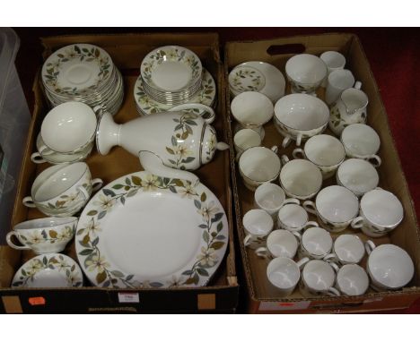 An extensive Wedgwood tea / dinner service, in the Beaconsfield pattern 