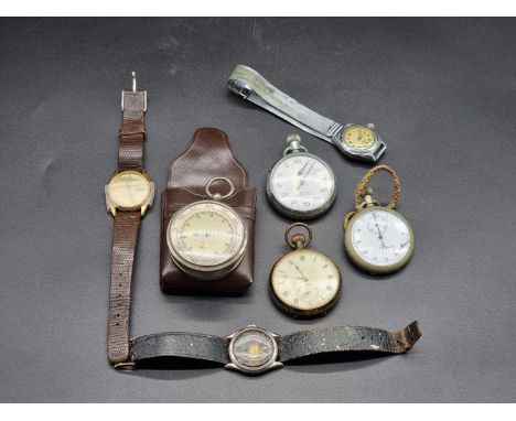A collection of watches, chronographs and similar, comprising: a Smiths 'Yachting Timer';&nbsp;an Invicta 'Superior Metrograp