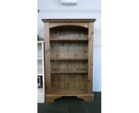 A Modern Ducal Pine Four Shelf Open Bookcase, 77cm Wide 