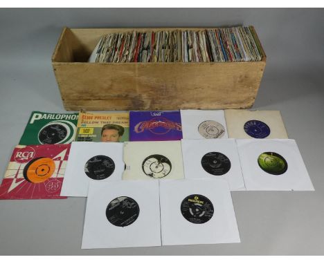 Approximately 250 Singles from the 60's. 70's, 80's and 90's Including Beatles, Rolling Stones, David Bowie, Small Faces, Elv