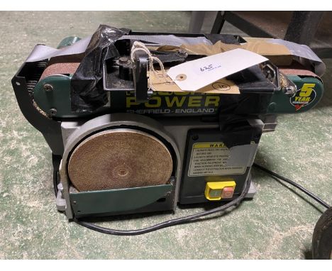 Record Power Disc and Belt Sander (clearance of tools from a local retired woodworker, all PAT tested) 