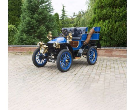 1903 Wolseley 10HP Twin-Cylinder Four-Seat Rear-Entrance TonneauRegistration no. DO 54Chassis no. 510•Re-imported from New Ze