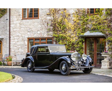 1938  Bentley  4¼-Litre Sedanca Coupé Coachwork by by James YoungRegistration no. FGW 390Chassis no. B72MR Engine no. L4BD •O