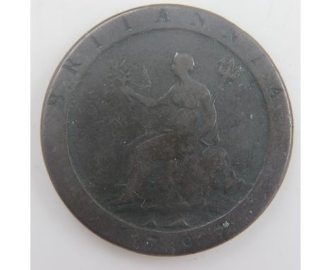 1797 - cartwheel penny of George III - F. UK P&amp;P Group 0 (£6+VAT for the first lot and £1+VAT for subsequent lots) 