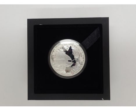 Voyage of Discovery 1oz silver proof coin. UK P&amp;P Group 1 (£16+VAT for the first lot and £2+VAT for subsequent lots) 