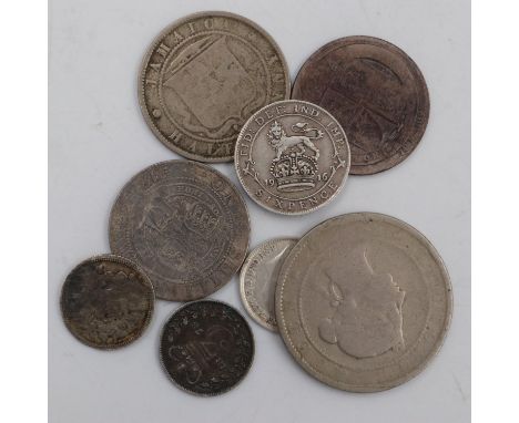 Eight UK Victorian and later silver coins. UK P&amp;P Group 0 (£6+VAT for the first lot and £1+VAT for subsequent lots) 