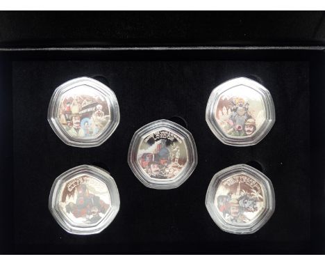 Limited edition Around the World Collection 50p coin set. UK P&amp;P Group 1 (£16+VAT for the first lot and £2+VAT for subseq