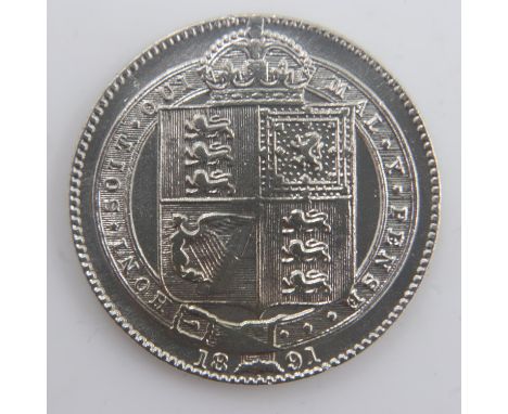 1891 - silver shilling of queen Victoria - gVF. UK P&amp;P Group 0 (£6+VAT for the first lot and £1+VAT for subsequent lots) 