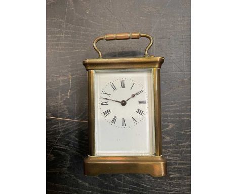 French brass carriage clock