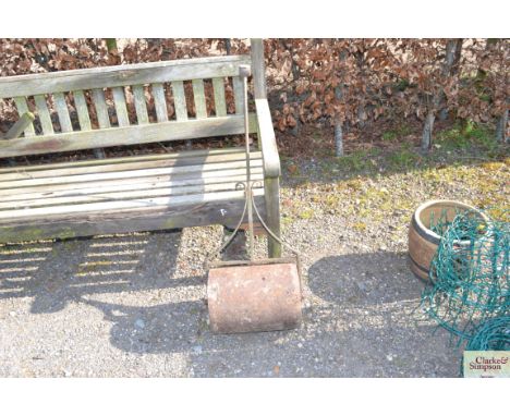 A small garden roller
