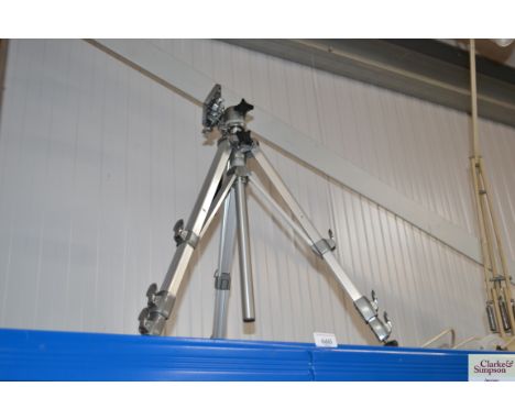 A camera tripod 