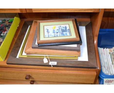 A quantity of various pictures and prints