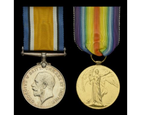 Pair: Second Lieutenant H. S. Matthews, Royal Air Force  British War and Victory Medals (2. Lieut. H. S. Matthews. R.A.F.) bo