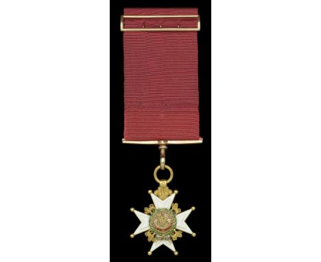 The Most Honourable Order of the Bath, C.B. (Military) Companion’s, breast badge, 22 carat gold and enamels, hallmarked Londo