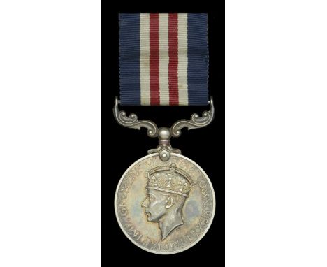 A good Second War 1945 immediate ‘North West Europe’ M.M. awarded to Sherman tank driver Trooper R. P. Janes, 5th Armoured Re