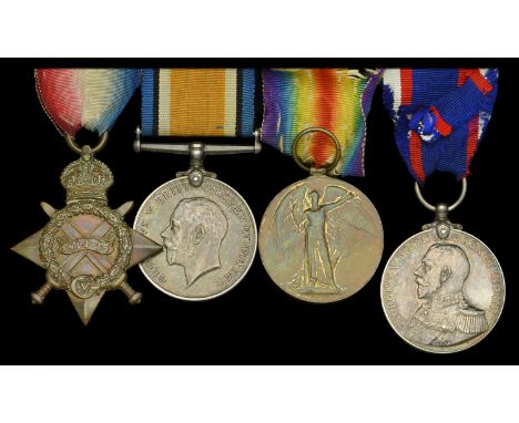 Four: Leading Stoker H. Cousins, Royal Navy and Royal Fleet Reserve  1914-15 Star (K.7814, H. Cousins, Sto.1., R.N.); British