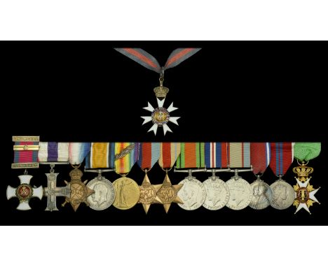 An outstanding post-War C.M.G., Great War D.S.O. and Second War Bar, Great War M.C. group of fourteen awarded to Colonel Alla