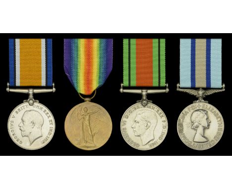Four: Observer R. A. Foster, Royal Observer Corps, late 1st Battalion, London Regiment  British War and Victory Medals (22869