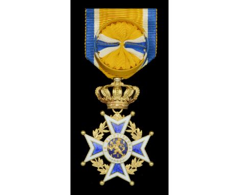 The Dutch Order of Orange Nassau attributed to Baron Amand Casier de ter Beken  Netherlands, Kingdom, Order of Orange Nassau,