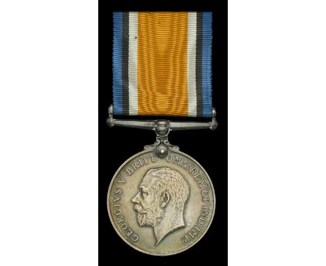 British War Medal 1914-20 (N. Sister H. Bernhard.) good very fine £60-£80  ---  M.I.D. London Gazette 19 August 1919.  Hermin