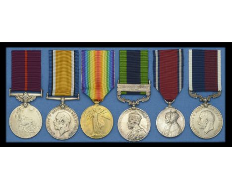 A rare ‘North West Frontier’ B.E.M. group six awarded to Warrant Officer Class 2 A. R. Clarke, Royal Air Force and Royal Navy