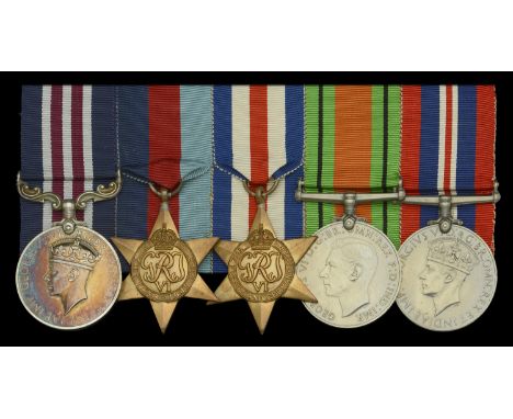 A Second War 1944 North West Europe ‘Nijmegan Bridgehead’ ‘Immediate’ M.M. group of five awarded to Sergeant W. Reddall, Hamp