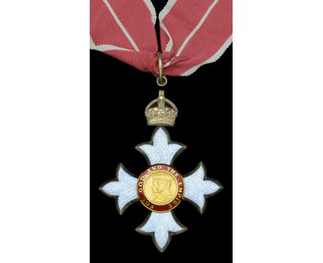 The Most Excellent Order of the British Empire, C.B.E. Commander’s 2nd type neck badge, silver-gilt and enamels, with length 