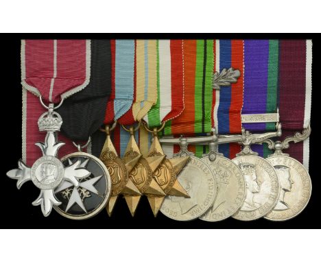 A scarce post-War M.B.E., Order of St. John group of nine awarded to Warrant Officer W. H. Griffiths, Royal Air Force, who wa