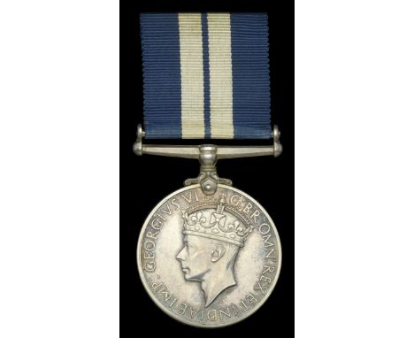 A Second War D.S.M. awarded to Acting Chief Motor Mechanic C. Lonsdale, Royal Navy, for his gallantry during M.L. 238’s darin