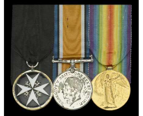 An inter-War Order of St. John group of three awarded to Lieutenant H. G. Matthews, Canadian Infantry  The Order of St. John 