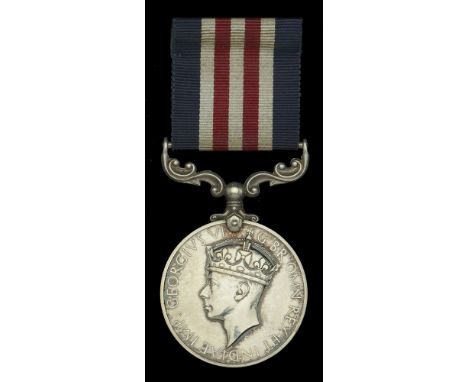 A Second World War ‘Italian theatre’ M.M. awarded to Private J. C. Bohemier, The Loyal Edmonton Regiment, who distinguished h