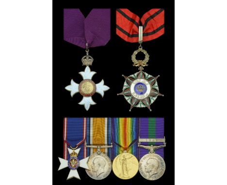An interesting inter-War ‘Iraq’ C.B.E., pre-War M.V.O. group of six awarded to Captain A. L. F. Smith, Hampshire Regiment, wh