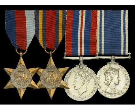 Four: Police Sergeant N. R. K. Kilham  1939-45 Star; Burma Star; War Medal 1939-45; Police L.S. & G.C., E.II.R., 2nd issue (S