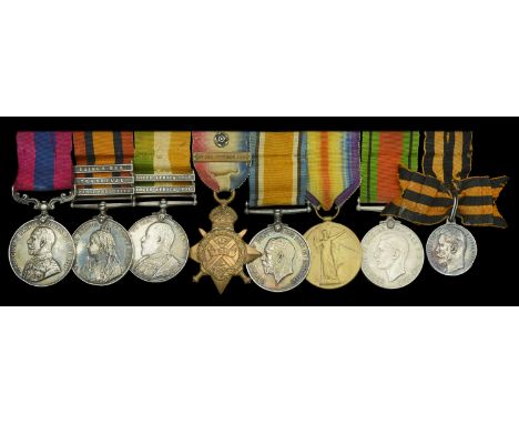 A Great War ‘Vierstraat, February 1915’ D.C.M. and Russian Medal of St George group of eight awarded to Private Joseph French