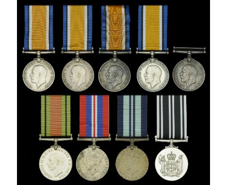 British War Medal 1914-20 (5) (1771 T-CQMS. L. Stevens. 29 Bn. A.I.F.; H. E. D. H. T. Thibou. Australia. 726.; 22709 Rflm. F.