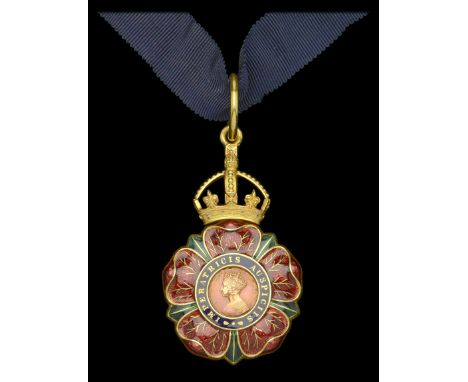 The Most Eminent Order of the Indian Empire, C.I.E., Companion’s 3rd type neck badge, gold and enamels, with evening dress ne