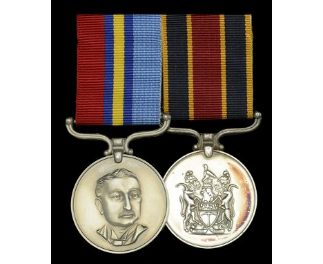 Pair: Field Reservist B. R. Southey, Rhodesian Police Reserve  Rhodesia, General Service Medal (12773H F/R Southey B.R.); Pol