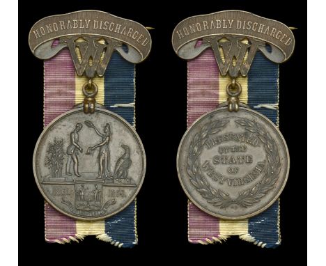 A fascinating West Virginia Civil War medal awarded to Private Samuel S. Hague, Captain Gilmore’s Company, Pennsylvania Drago