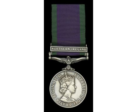 General Service 1962-2007, 1 clasp, Northern Ireland (24031992 SSgt T K Duffy RMP) minor edge bruise, otherwise good very fin