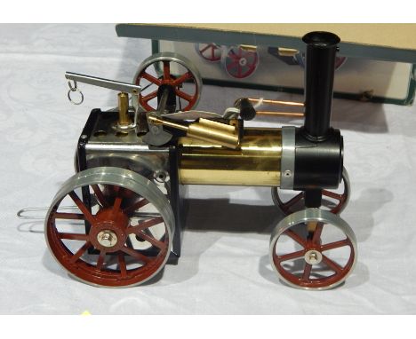 A Mamod steam tractor TE1A model, boxed 