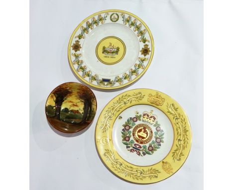 Royal Worcester Gloucestershire Regiment tercentenary limited edition plate, Spode limited edition Gloucestershire Regiment p