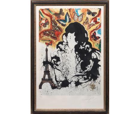 (1904 Figueras - 1989 ebenda)"Paris". OriginaltitelFarblithographie/Velin, 1969. Sign. u. nummeriert 229/300. Wvz. Michler/Lö